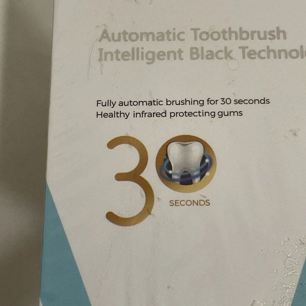 V WHITE Toothbrush Wireless Automatic 30 Second Brushing Blue Light Whitening